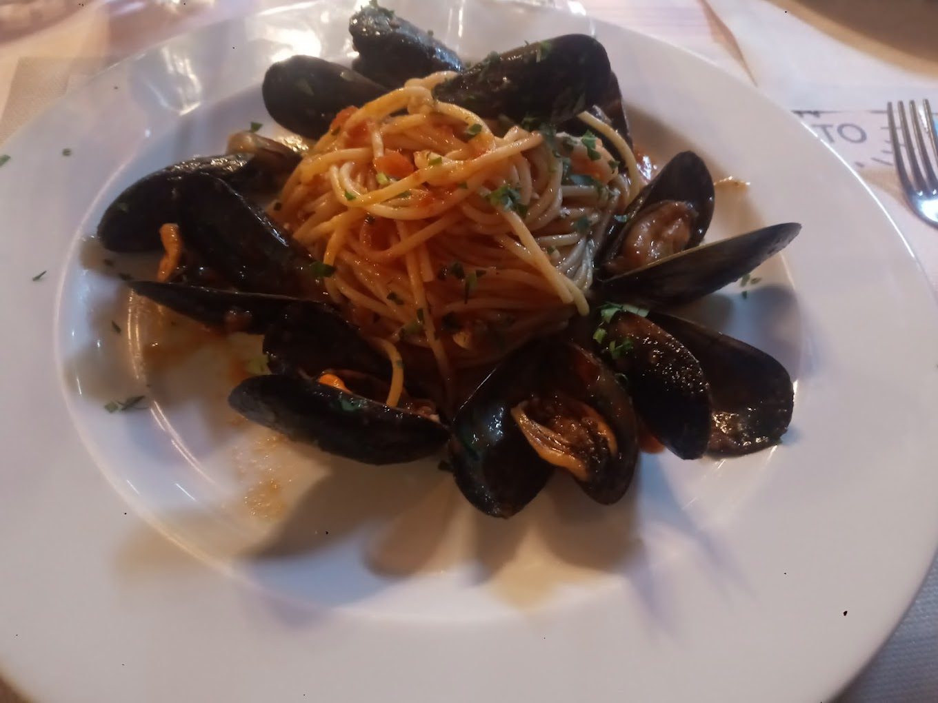 Spaghetti con le cozze